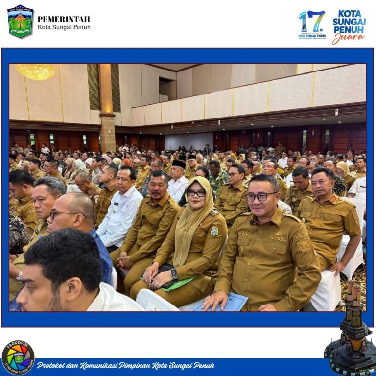 Wako Alfin Hadiri Rakor Nasional Mitigasi Kekeringan Lahan Pertanian